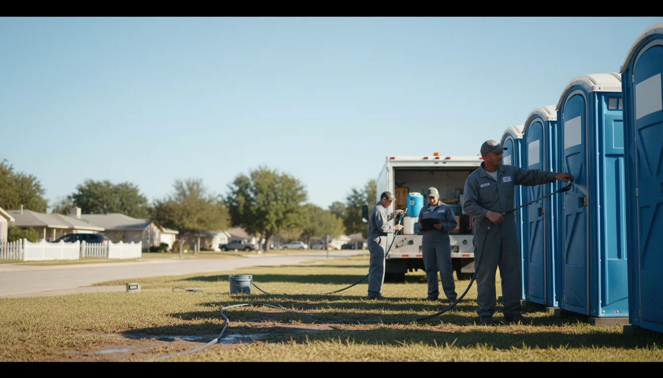 Long-Term Portable Toilet Rental in Sanford, MI near me